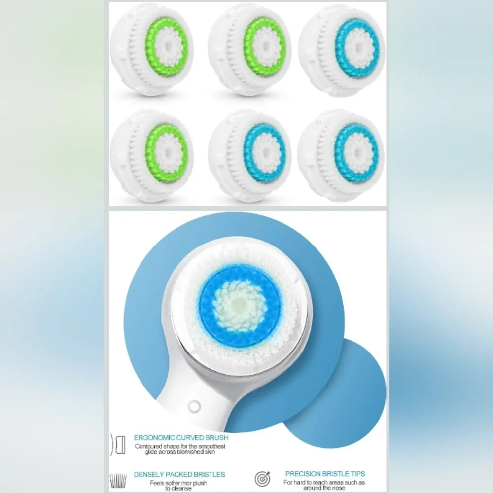 Facial Cleansing Brush Heads, Face Brush Head Replacements
